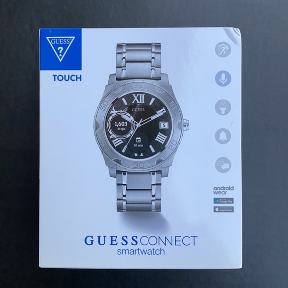 Guess Men's Android Wear Touch Screen Smartwatch - Picture 1 of 9